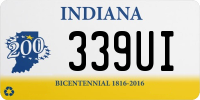 IN license plate 339UI