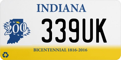 IN license plate 339UK