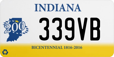 IN license plate 339VB