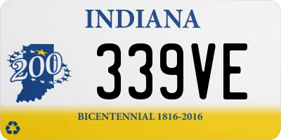 IN license plate 339VE