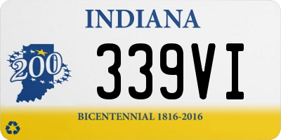 IN license plate 339VI