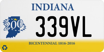 IN license plate 339VL