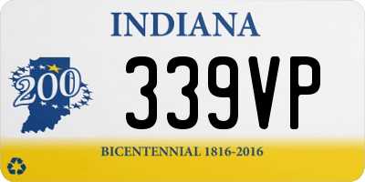 IN license plate 339VP