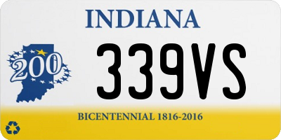 IN license plate 339VS
