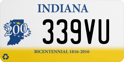 IN license plate 339VU