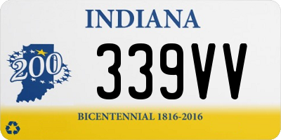 IN license plate 339VV