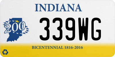 IN license plate 339WG