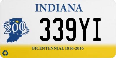 IN license plate 339YI