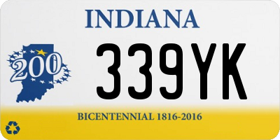 IN license plate 339YK