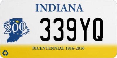 IN license plate 339YQ