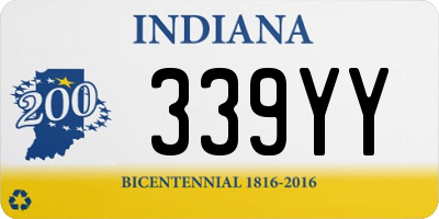 IN license plate 339YY