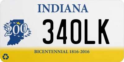 IN license plate 340LK