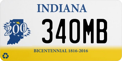 IN license plate 340MB