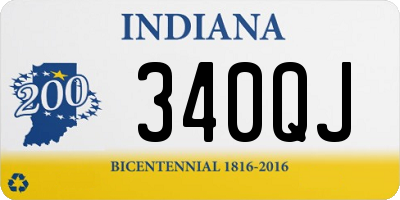 IN license plate 340QJ