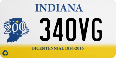 IN license plate 340VG