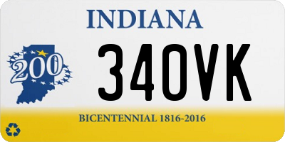 IN license plate 340VK