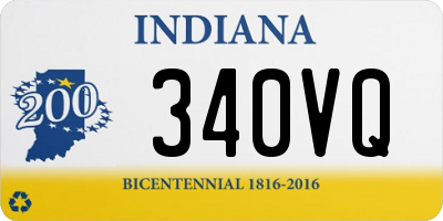 IN license plate 340VQ