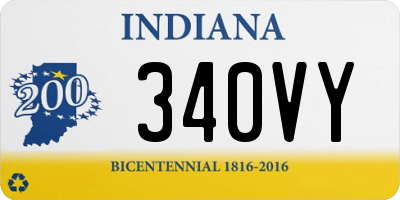 IN license plate 340VY