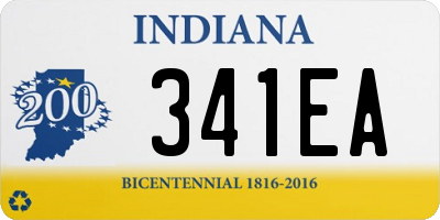 IN license plate 341EA