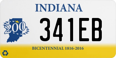 IN license plate 341EB