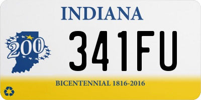 IN license plate 341FU