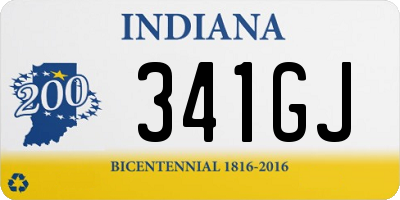 IN license plate 341GJ