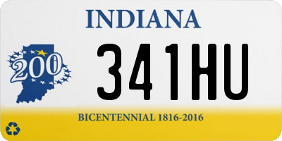 IN license plate 341HU