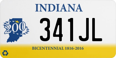 IN license plate 341JL