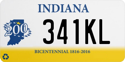 IN license plate 341KL