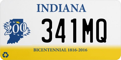 IN license plate 341MQ