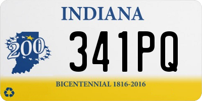 IN license plate 341PQ