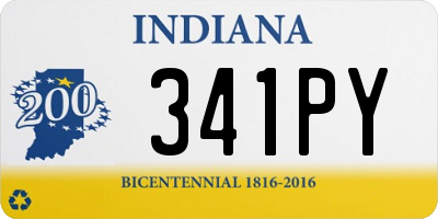 IN license plate 341PY