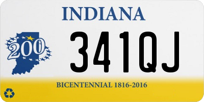 IN license plate 341QJ