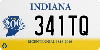 IN license plate 341TQ