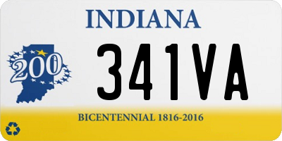 IN license plate 341VA