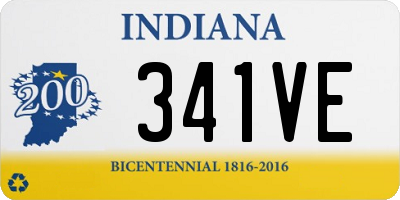 IN license plate 341VE