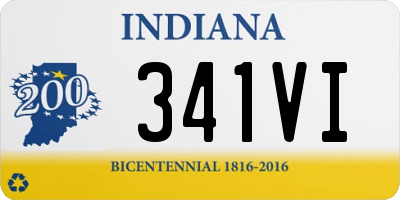 IN license plate 341VI