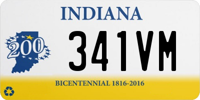 IN license plate 341VM