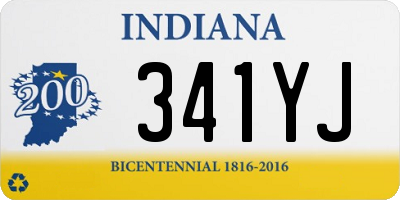 IN license plate 341YJ