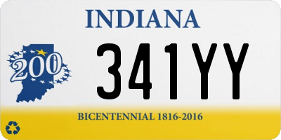 IN license plate 341YY