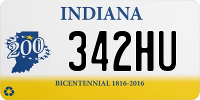 IN license plate 342HU