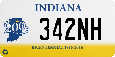 IN license plate 342NH