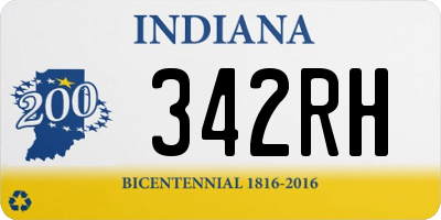 IN license plate 342RH