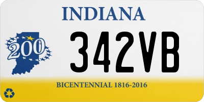 IN license plate 342VB