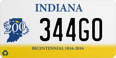 IN license plate 344GO