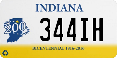 IN license plate 344IH