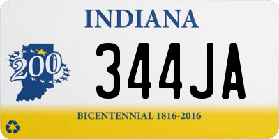 IN license plate 344JA