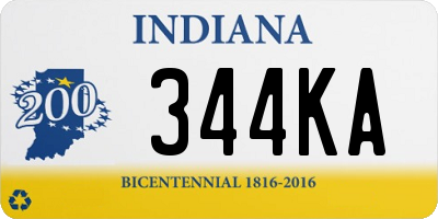 IN license plate 344KA