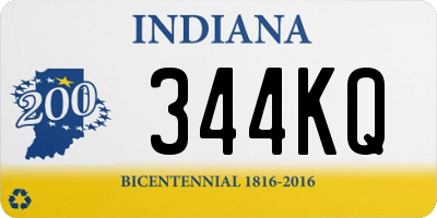 IN license plate 344KQ