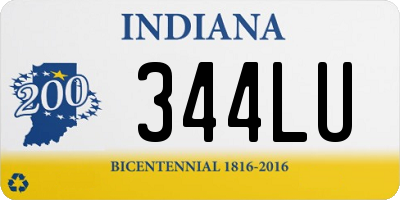 IN license plate 344LU